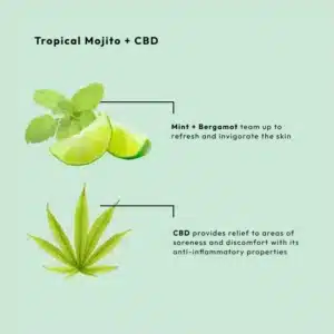 BCL SPA MASSAGE CREAM TROPICAL MOJITO + CBD 1892ML - Afbeelding 4