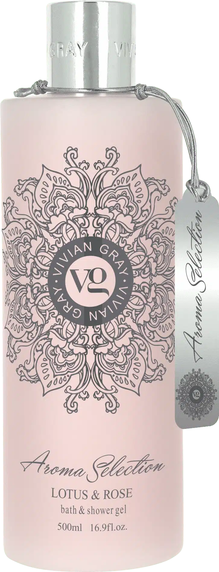 Aroma Selection Lotus & Rose douchegel van 500 ml met een bloemige geur voor een verfrissende douche