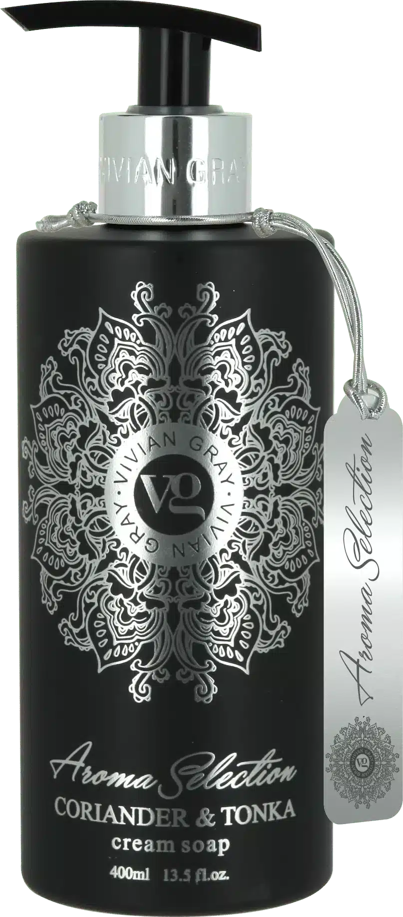 Aroma Selection Tonka & Coriander cremezeep van 400 ml met een warme geur voor de dagelijkse handverzorging