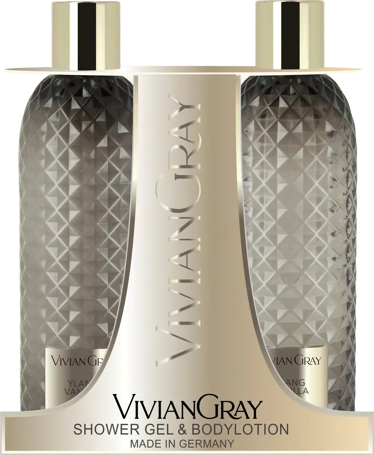 Gemstone Grey geschenkset met douchegel en bodylotion, 2x300ml voor een verzorgde huid