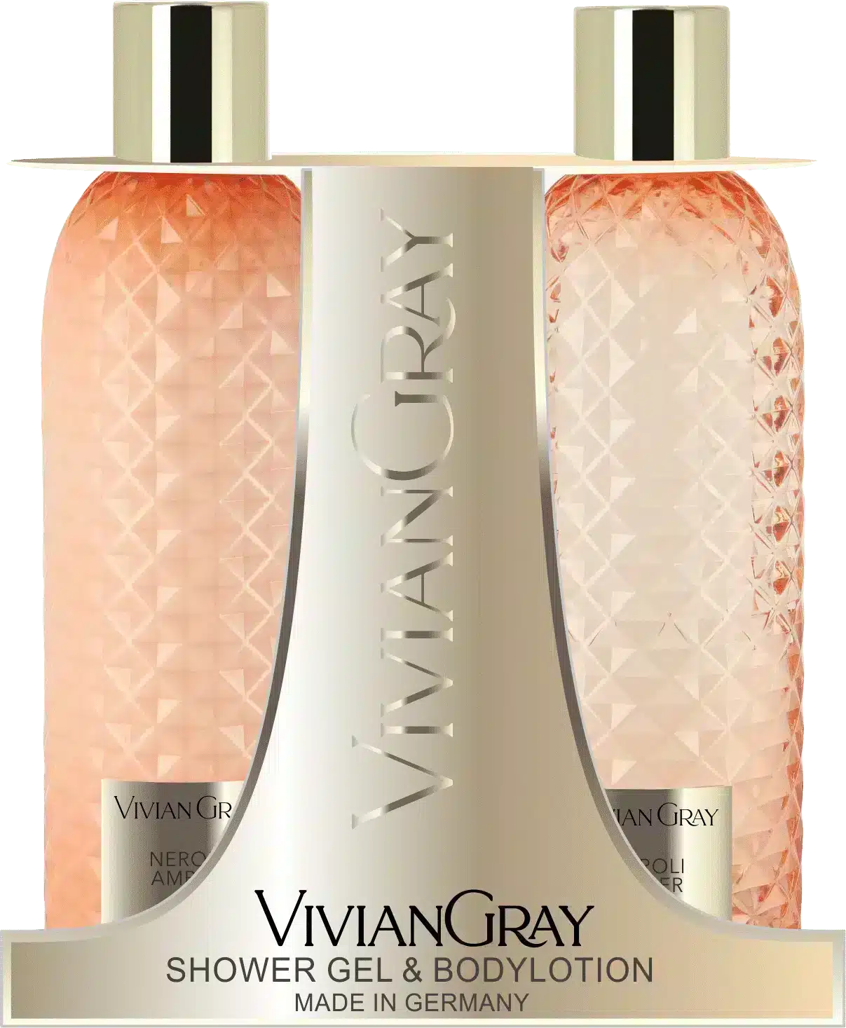 Gemstone Orange geschenkset met douchegel en bodylotion, 2x300ml voor een verzorgde huid
