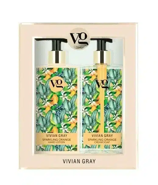 Sparkling Orange set met handzeep en handlotion van elk 350 ml voor een frisse, verzorgde handbeleving