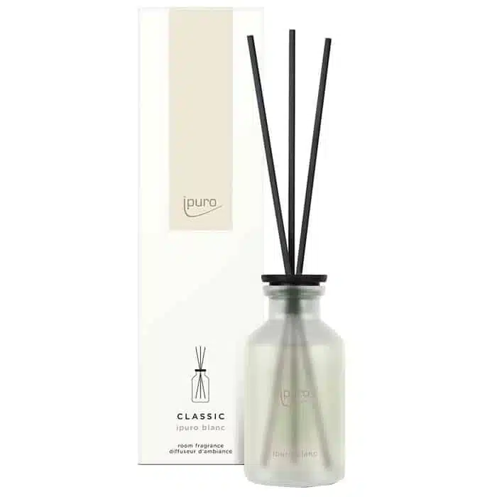 Ipuro Classic Blanc 240ml huisparfum met zuivere, frisse geur voor een aangename sfeer in huis