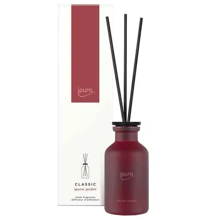 Ipuro Classic Jardin 240ml huisparfum met frisse tuingeur voor een aangename sfeer in huis