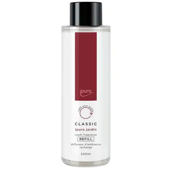 ipuro Classic jardin navulling van 240ml voor de geurverspreider met geurstokjes