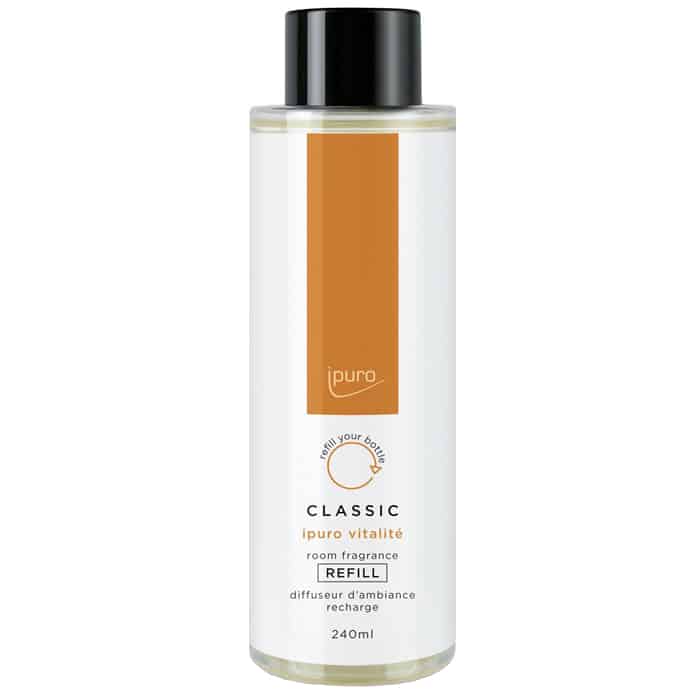Navulling ipuro Classic vitalité van 240ml voor geurstokjes