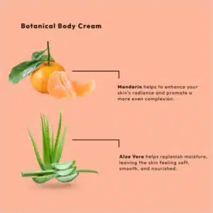 MANDARIN RADIANCE BOTANICAL BODY CREAM 88ML - Afbeelding 2