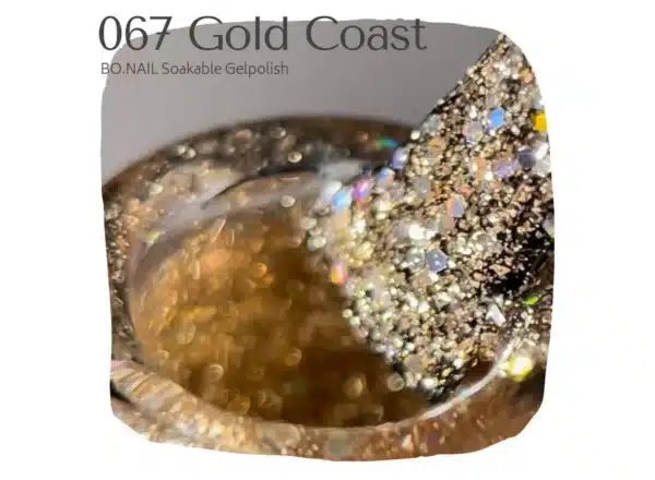 BO.NAIL Soakable Gelpolish #067 Gold Coast (7ml) - Afbeelding 3