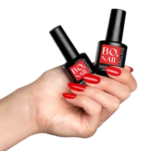 BO.NAIL Soakable Gelpolish #081 Red Alert (7ml) - Afbeelding 4