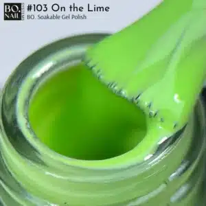 BO.NAIL Soakable Gelpolish #103 On The Lime (7ml) - Afbeelding 2