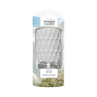 Yankee Candle Electric Base Organic met navulling Clean Cotton in verpakking