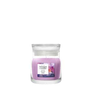 Yankee Candle Wild Orchid Signature small jar geurkaars met een elegante bloemige geur
